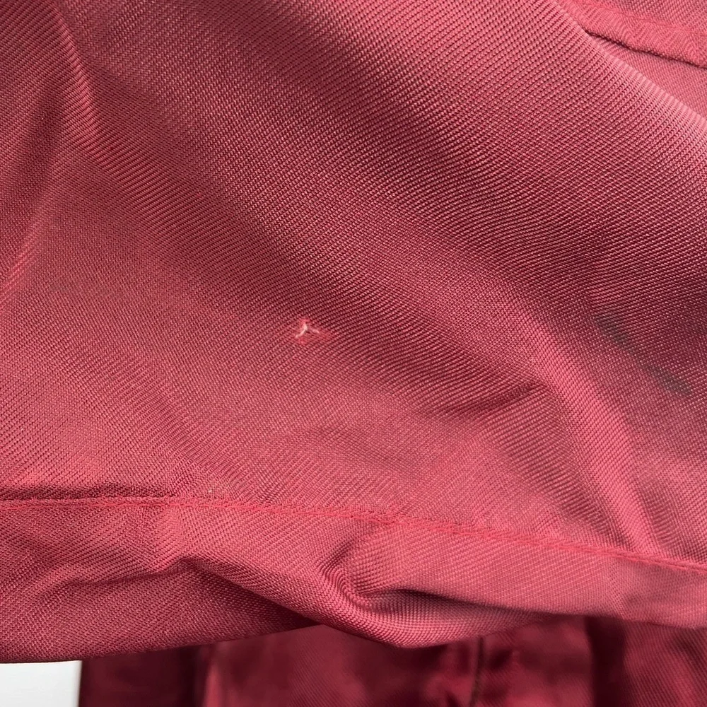 Harley Davidson Women's Burgundy Motorcycle Biker Jacket - Picture 15 of 16